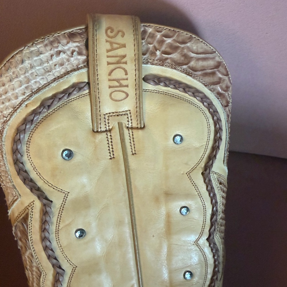 Sancho Women's Tan Leather Western Boot